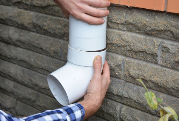 Drainage Downspout Repair in Northville