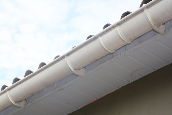 Plastic Gutter Installation in Northville